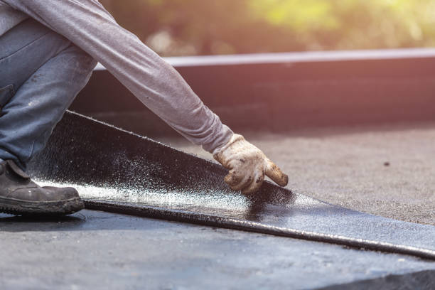 Professional Waterproofing technician working in New Lisbon, WI
